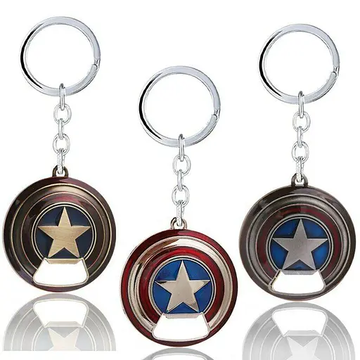 Брелок відкривачка для пляшок Щит Капітан Америка Captain America СА 10.063 - фото 5