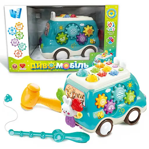 Чудо-мобиль WToys, украинская озвучка, песни, ксилофон