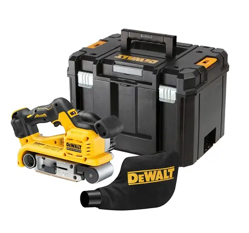 Ленточная аккумуляторная шлифмашина DeWalt без АКБ и ЗУ DCW220NT - фото 10