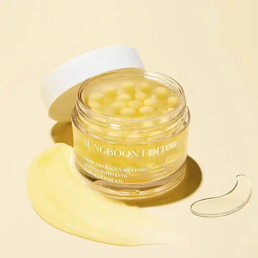Крем-бустер капсульный Deep Collagen Retinol Power Boosting Capsule Cream Sungboon Editor 50 мл - фото 4