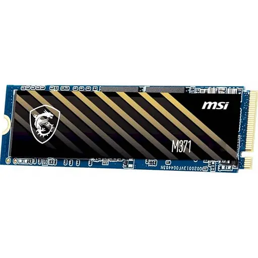 Накопитель SSD MSI m.2 NVMe 500GB Spatium M371 M.2 2280 PCIe 3.0 x4 NVMe 3D NAND TLC 512 (S78-440K160-P83) - фото 1