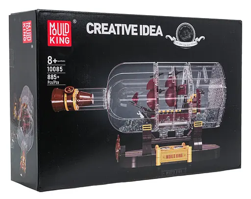 Конструктор Піратський корабель у пляшці 885 елементів - фото 7