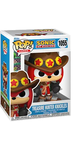 Коллекционная фигурка Funko Pop Фанко Поп Sonic the Hedgehog Еж Соник Treasure Hunter Knuckles Охотник за - фото 3