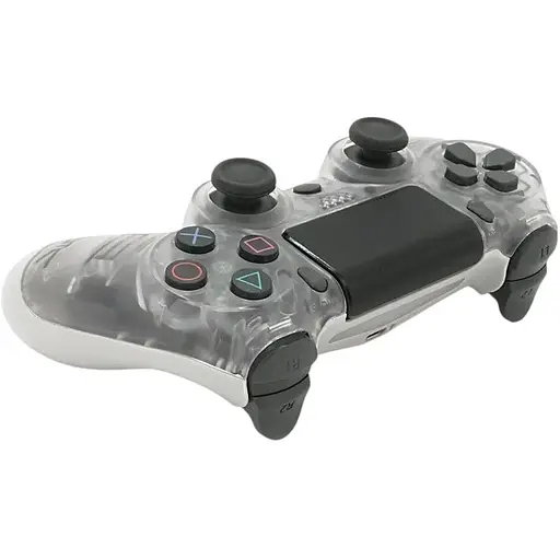 Геймпад Brazzers беспроводной для PS4 Wireless DualShock 4 разъем для наушников LED light bar Transparent gray 3.7V 600 mAh Blister-box