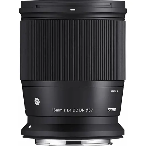 Объектив Sigma AF 16mm f/1.4 DC DN Contemporary Canon RF (135186)