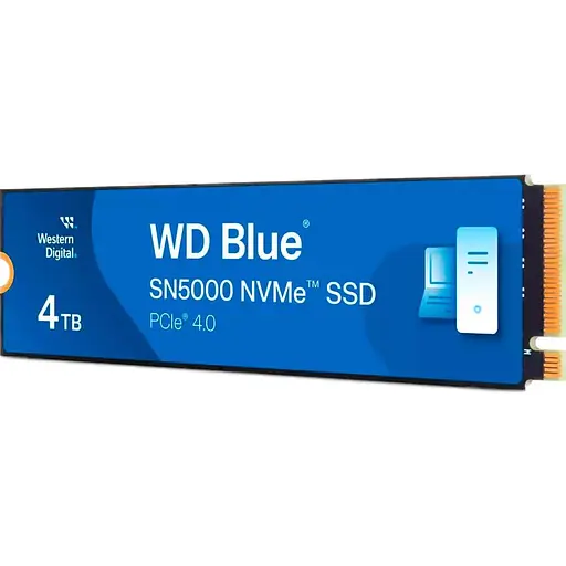 Накопитель SSD Western Digital m.2 NVMe 4TB Blue SN5000 PCIe 4.0 (WDS400T4B0E) - фото 2