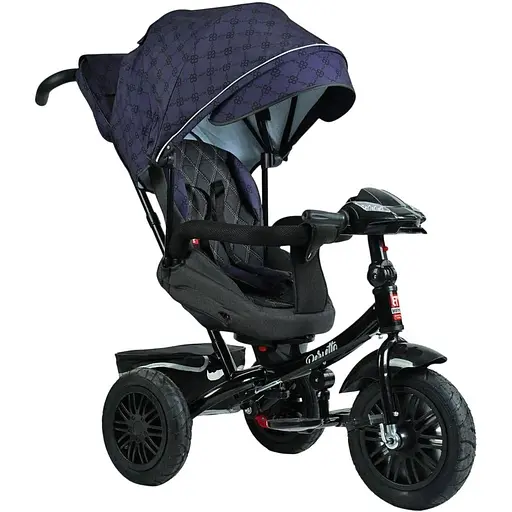 Детский трицикл Best Trike 8066/511-36 Perfetto с регулировкой сидения и функцией свободного хода синий