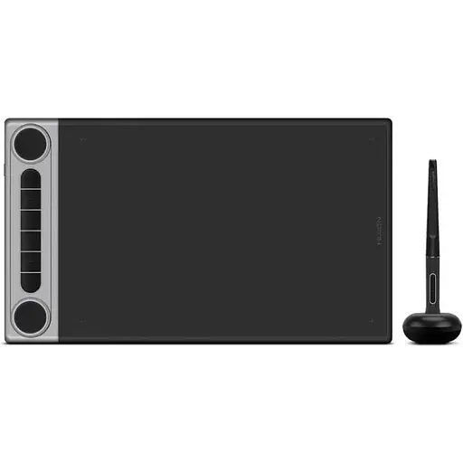 Планшет Huion Inspiroy Dial 2 (Q630M), черный, 5080 lpi, 356.6х207 мм - фото 1