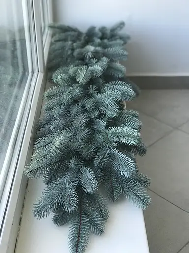 Хвойні гірлянди Hvoya Lux литі блакитні (6 шт. x 1.2 м) - фото 3