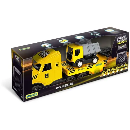 Машинка Wader Magic Truck Technic з вантажівкою (36451) - фото 2