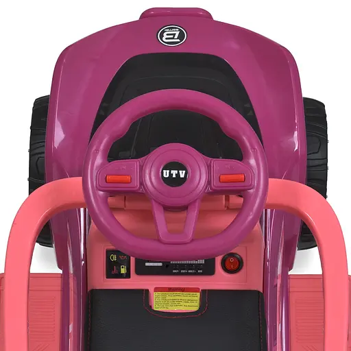 Детская каталка-толокар Bambi Racer 2 в 1 с музыкой и светом, розовая с голубым - фото 2