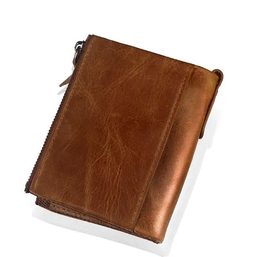 Мужской кожаный кошелек BULL 9.5х12х2 см acs0029270 - фото 2