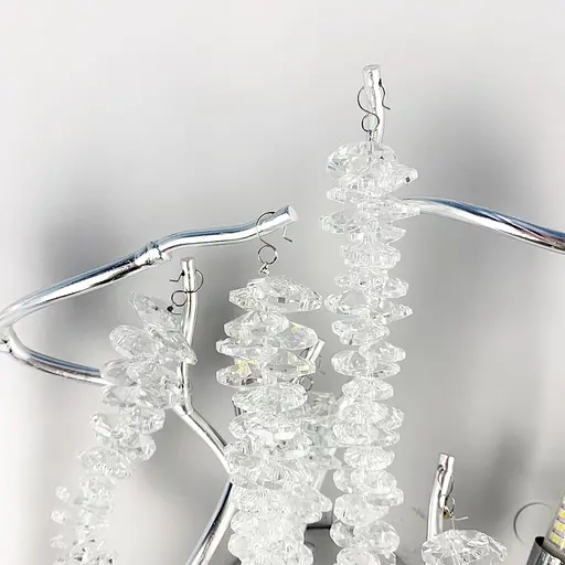 Бра в хромі з видовженими підвісами Line F W 101B/4 CH - фото 4