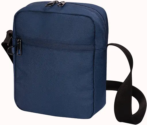 Чоловіча сумка через плече Антизлодій з Rfid захистом синя LS sum0028742 - фото 1