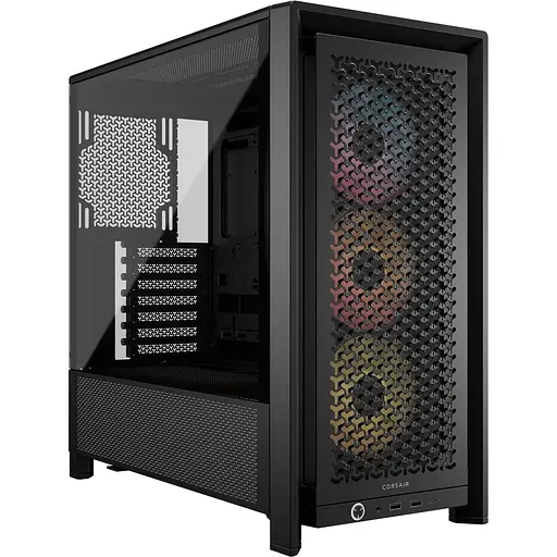 Корпус Corsair FRAME 4000D RS ARGB из закаленного стекла без блока питания, черный (CC-9011296-WW) - фото 1