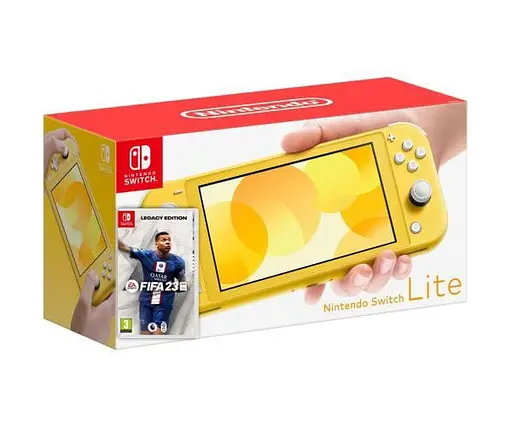 Ігрова консоль Nintendo Switch Lite Yellow + Гра FIFA 23 Legacy Edition російська версія - фото 2