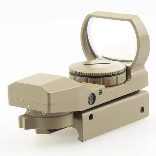 Прицел prosupplies @ campo Sport Reflex Rojo/Green Dot Sight с 4 сетками металл Alcance Tan - фото 3