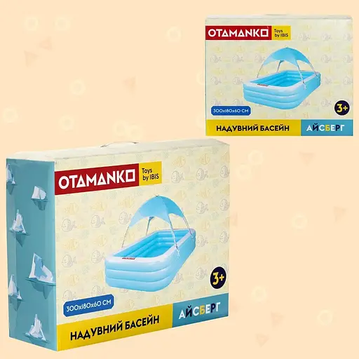 Басейн з тентом прямокутний Otamanko Айсберг 300х180х60 см - фото 4