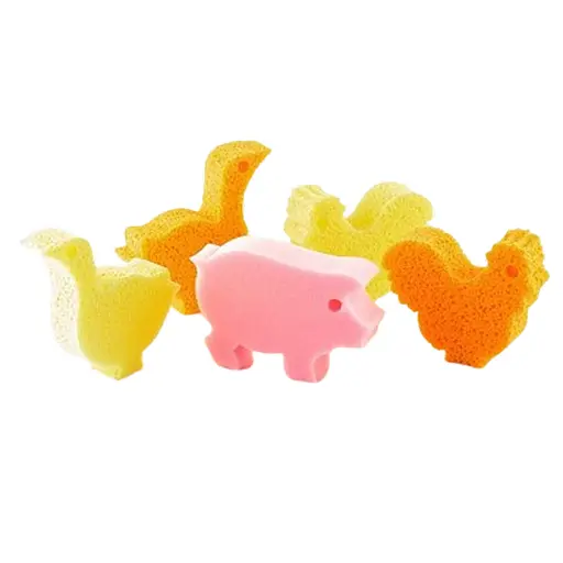 Детская губка для тела Martini Spa Baby Soft Bath Sponge Farm в ассортименте (1903P00)