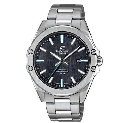 Мужские кварцевые часы наручные стальные модные японские оригинальные Casio Edifice EFR-S107D-1AVUEF