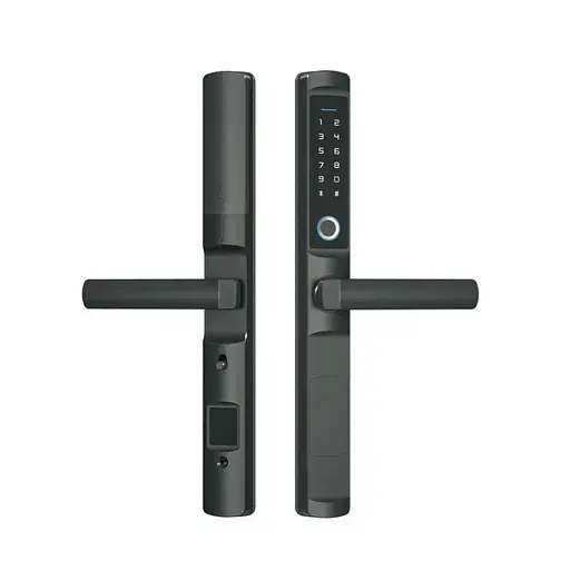 Умный замок биометрический автономный Akubela F2 ZigBee со считывателем отпечатков пальцев и карт Mifare (00-00002706)