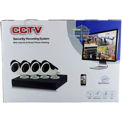 Регистратор + камеры DVR KIT CAD D001 2mp\4ch набор на 4 камеры
