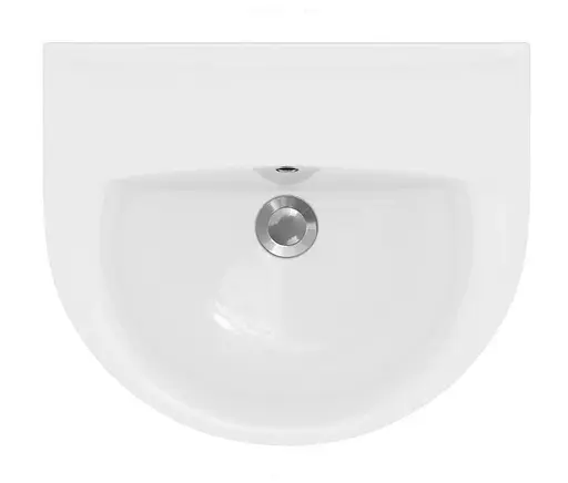 Раковина Cersanit President 55 см без отверстия для смесителя Белый K08-101 30412 - фото 2