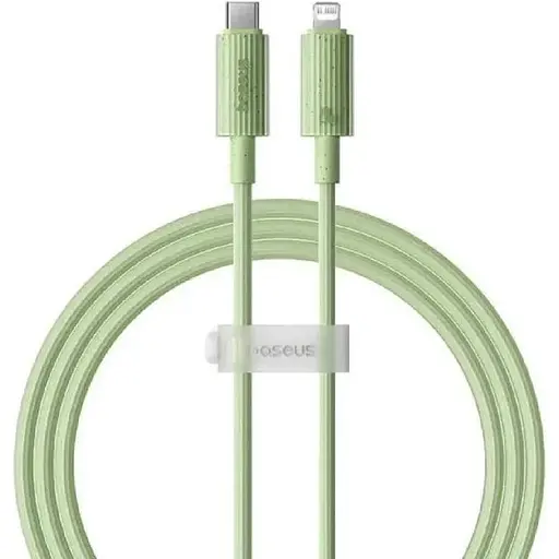 Кабель Baseus Habitat Series Fast Charging Cable Type-C to iP 20W 1 м зелений - фото 1