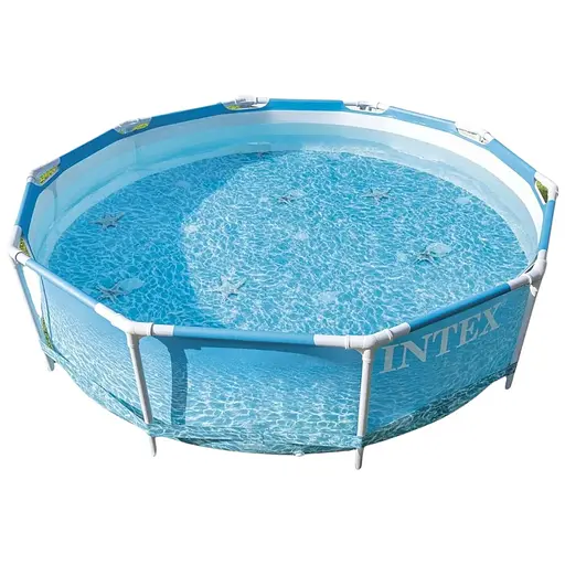 Басейн каркасний Intex 28208 NP круглий 305x76 см об'єм 4485 л насос-фільтр у комплекті