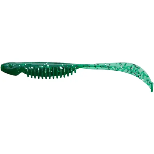 Силикон Reins Curly Shad 3.5" 397 Motor Oil SP (14 шт/уп)