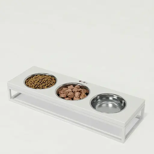 Hollky Base Bar — три миски на підставці (3 × 0,45 л)