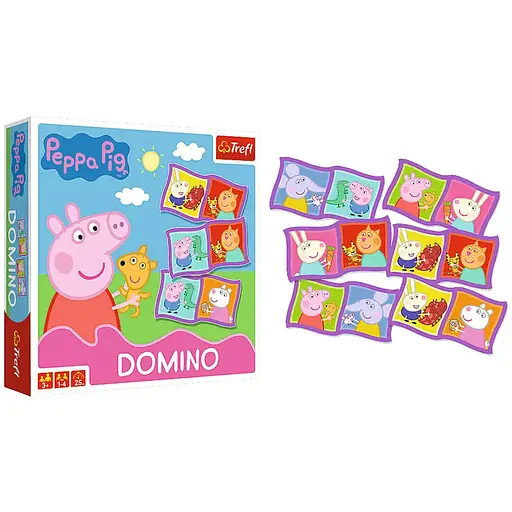 Настольная игра Trefl Домино Свинка Пеппа (2066) - фото 3