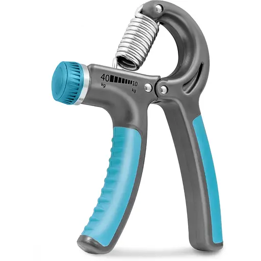 Эспандер регулируемый Hop-Sport 10-40кг HS-P040HG серо-голубой - фото 2