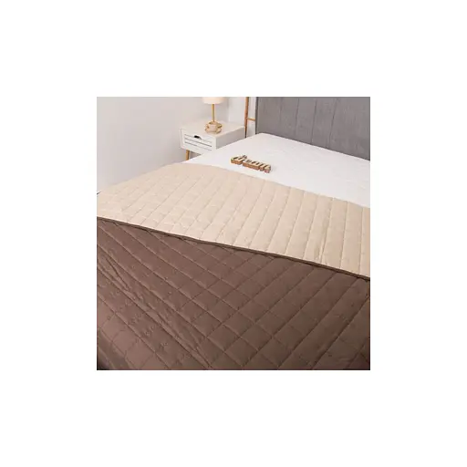 Покривало Viluta стьобане двустороннє Дует Шоколадно-ванільний 140х210 (дует Шоколадно-Ванільний 210*140) - фото 5