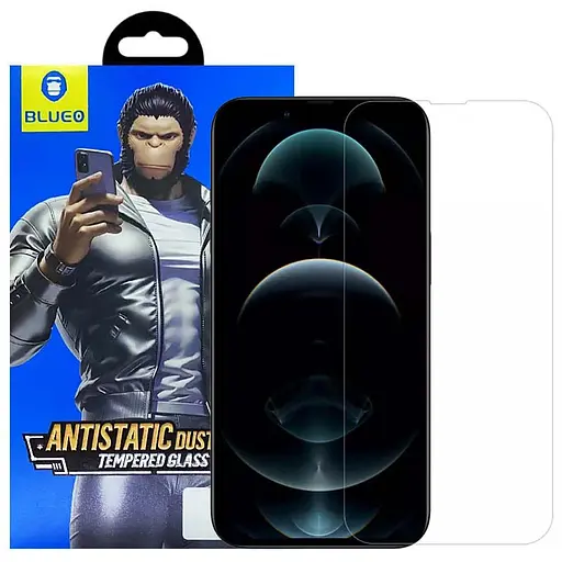 Защитное 2.5D стекло Blueo Full Cover HD Clear для Apple iPhone 13 Pro Max/14 Plus 6.7 Прозрачное