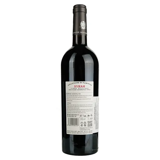 Вино Barone Montalto Collezione Di Famiglia Syrah Terre Siciliane IGT, красное, сухое, 0,75 л - фото 4