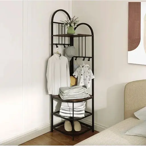 Вешалка для одежды Costway Richi угловая в стиле Loft - фото 4