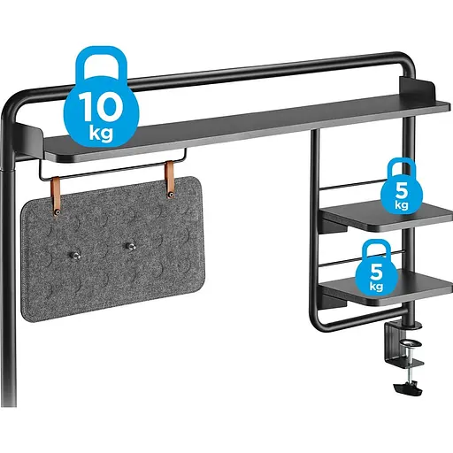 Настольная доска-органайзер OfficePro DS253B Black [126561] - фото 4