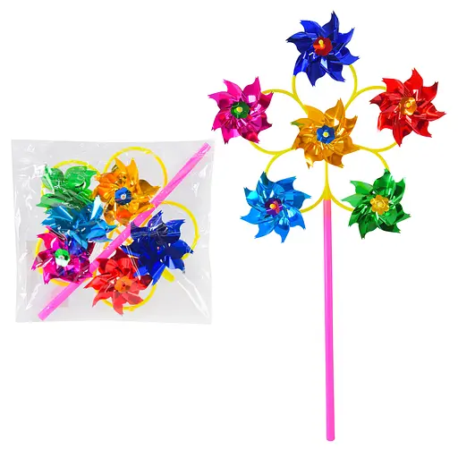 Ветряная мельница, 28 см, 6 цветков