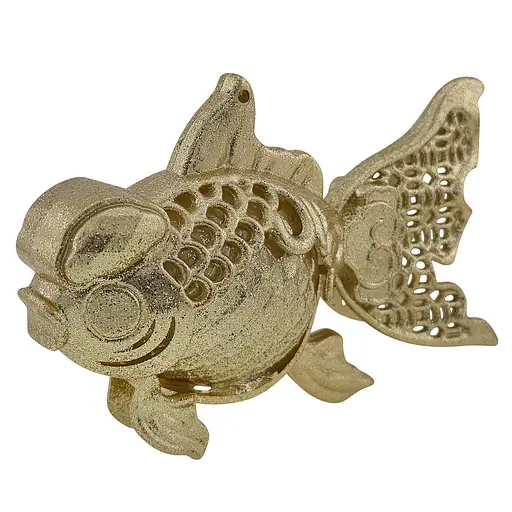 Ялинкова іграшка MIS LT Рибка 12х4х8 см золотий - фото 1