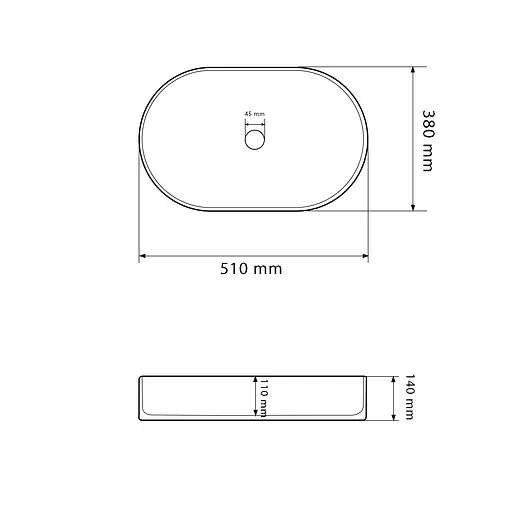 Умивальник VBI Verona 50 beige stone matt накладний VBI-011325 - фото 5