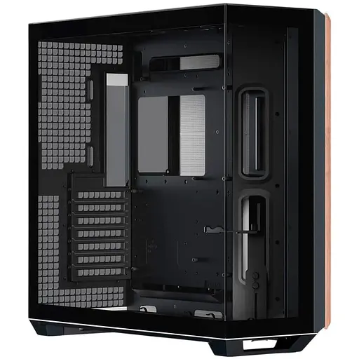 Корпус APNX V1-W из закаленного стекла без блока питания, черный/белый/под дерево (APCM-VI01103.M1) - фото 8