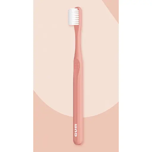 Зубна щітка GUM Classic Bio-Based Handle м'яка рожева - фото 4