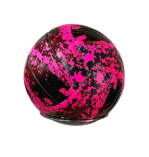 Волейбольный мяч с принтом MEIDA M500-14 мяч для игр и тренировок материал ТПУ 5 размер Розовый с золотом - фото 5