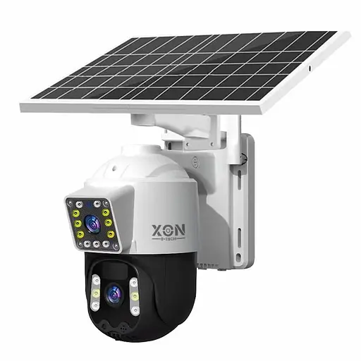 IP-камера уличная с аккумулятором XON 4G 10000mAh Solar 1080P SmartCam (HCBSM22VW 7461) Белая - фото 1
