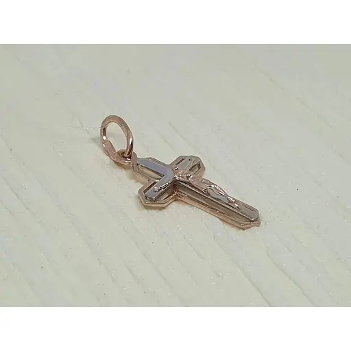 Золотий хрестик Sova jewelry house. Розп'яття Христа. 3009655112 - фото 2