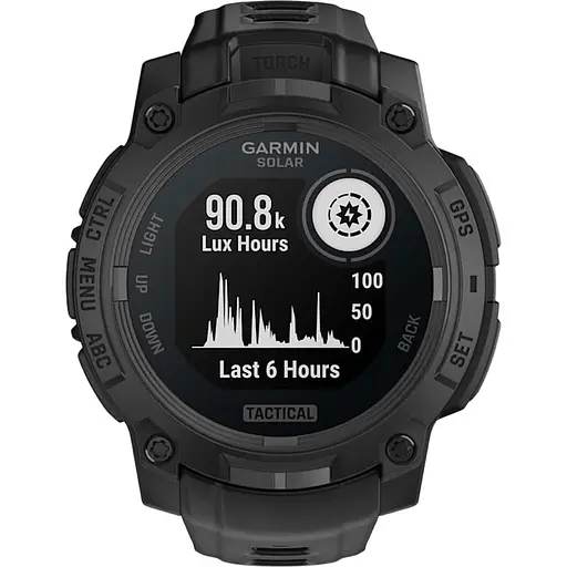 Смарт-часы Garmin Instinct 3 Solar 45mm Tactical Edition Black with Black Band (010-02934-50) [137249] - фото 8