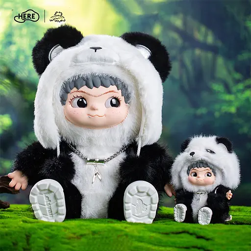 М'яка іграшка лімітована Pop Top Letsvan серії Wakuku - Панда 800% 37 см - фото 6