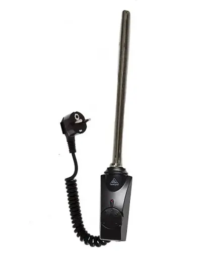 ТЕН для рушникосушарки Heatpol GT-0.9 з терморегулятором 900 Вт Чорний 30412 - фото 1