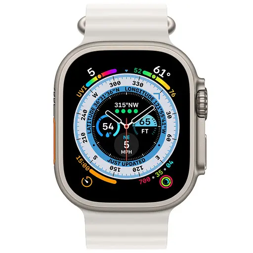 Ремешок Ocean Band для Apple Watch 42(ser.1-3)/44/45/46/49mm Белый / White - фото 2
